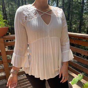 Boho American Eagle Top